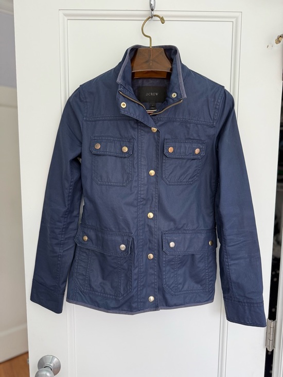 J. Crew Navy Utility Field Jacket - Picture 3 of 9